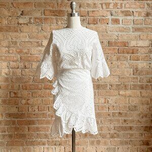 BNWT WINONA Valerie Eyelet Dress in White